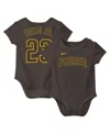 Nike Baby Fernando Tatis Jr. Brown San Diego Padres Fuse Name Number Bodysuit In Brown