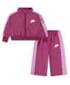 Nike Baby Girls 2-piece Floral Track Jacket And Pants Set In Multi