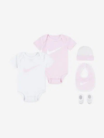 Nike Kids' Baby Girls 5 Piece Gift Set In Pink