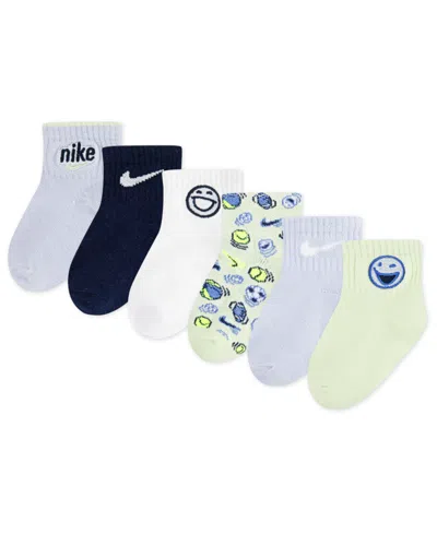Nike Baby Girls 6-pack Play For All Infant Socks In Multi