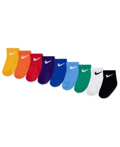 Nike Kids' Baby Girls And Boys 2t-4t 9-pack Assorted Socks Gift Set In Multi