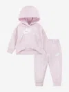Nike Baby Girls Logo Tracksuit In Pink