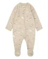 Nike Baby Girls Or Boys Printed Footed Coverall In Sanddrift