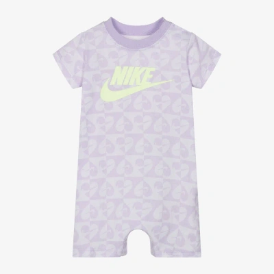 Nike Baby Girls Purple Cotton Shortie