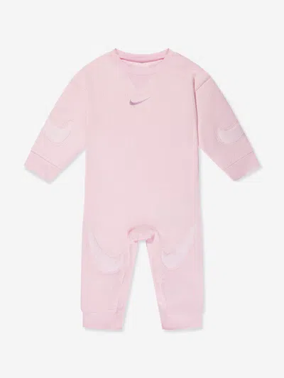 Nike Kids'  Baby Girls Readyset Romper In Pink