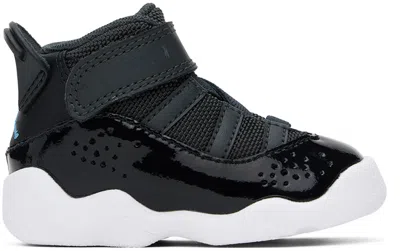 Nike Baby Gray Jordan 6 Rings Sneakers In Anthracite/universit