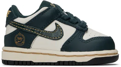 Nike Baby Green & Off-white Dunk Low Sneakers In Deep Jungle