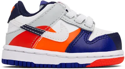 Nike Baby Multicolor Dunk Low Sneakers In 100 White/white-ligh