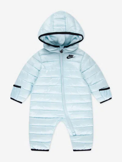 Nike Baby Solid Snowsuit In Blue