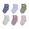 Nike Baby Waffle Knit Socks (6 Pairs) In Multi