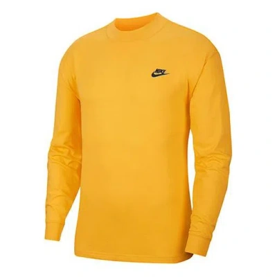 Nike Back Snow Mountain Printing Casual Sports Gold Yellow Goldyellow