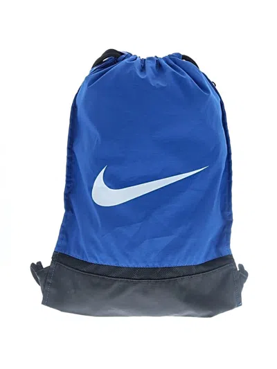 Pre-owned Nike Backpack In Blue