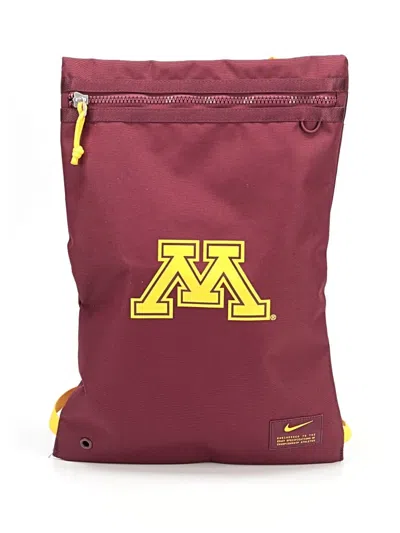 Pre-owned Nike Backpack In Burgundy