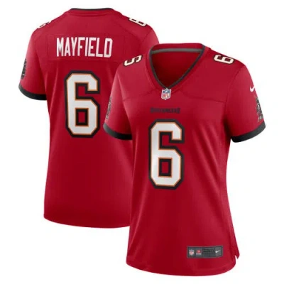 Nike Baker Mayfield Tampa Bay Buccaneers  Women's Nfl Game Football Jersey In Red