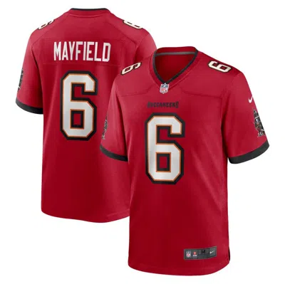 Nike Baker Mayfield Red Tampa Bay Buccaneers Game Jersey