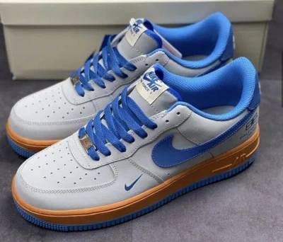 Pre-owned Nike Balenciaga Paris  Air Force Ones In White