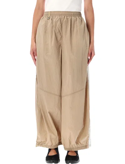 Nike Balloon Track Pants With Mesh Panels In Parachiute Beige