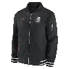 Nike Baltimore Orioles Authentic Collection City Connect Game Time  Men's Mlb Full-zip Bomber Jacket In Black