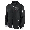 Nike Baltimore Orioles Authentic Collection City Connect  Men's Mlb Full-zip Bomber Jacket In Black