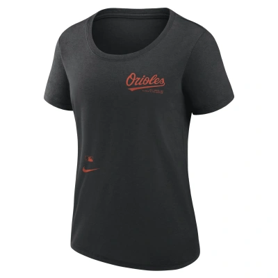 Nike Baltimore Orioles Authentic Collection Early Work  Women's Dri-fit Mlb T-shirt In Black