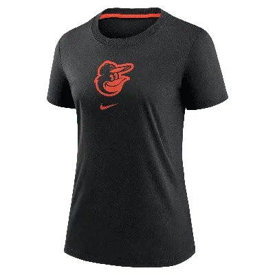 Nike Baltimore Orioles Authentic Collection Early Work  Women's Mlb T-shirt In Black