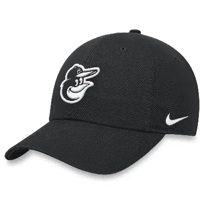 Nike Baltimore Orioles Club  Men's Mlb Adjustable Hat In Black