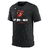 Nike Heather Black Baltimore Orioles Logo Tri-blend T-shirt
