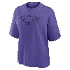 Nike Baltimore Ravens Arch Boxy  Women's Nfl T-shirt