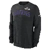 Nike Baltimore Ravens Club  Men's Nfl Pullover Crew In Black
