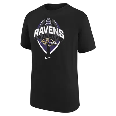 Nike Baltimore Ravens Legend Icon Big Kidsâ  Dri-fit Nfl T-shirt In Black