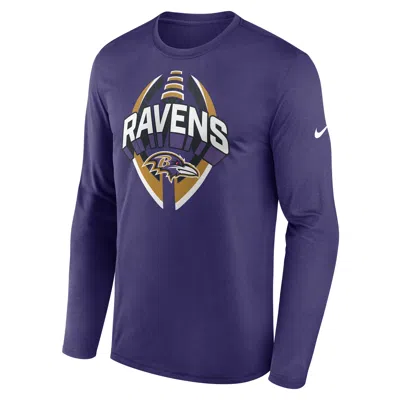 Nike Baltimore Ravens Legend Icon  Men's Dri-fit Nfl Long-sleeve T-shirt In Multi