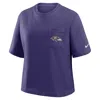 Nike Purple Baltimore Ravens Rewind Pocket Boxy T-shirt In Purple
