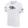 Nike Baltimore Ravens Salute To Service Primary Edge Legend Big Kids'  Dri-fit Nfl T-shirt In White