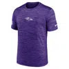 Nike Purple Baltimore Ravens Sideline Velocity Performance T-shirt In Purple