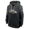 Nike Baltimore Ravens Sideline  Women's Dri-fit Nfl Pullover Hoodie In Gray