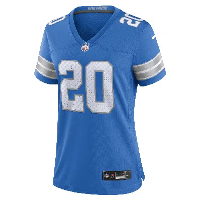 Nike Barry Sanders Blue Detroit Lions Retired Player Game Jersey