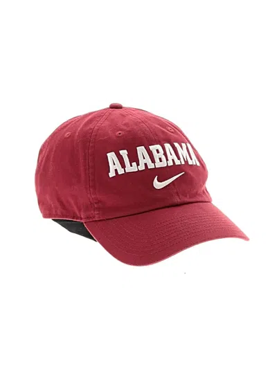 Pre-owned Nike Baseball Cap In Burgundy