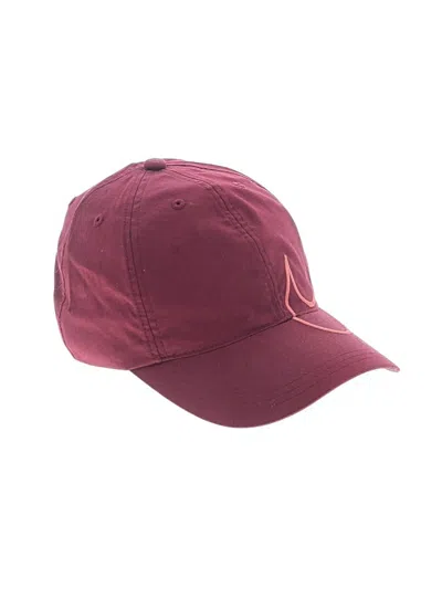 Pre-owned Nike Baseball Cap In Burgundy