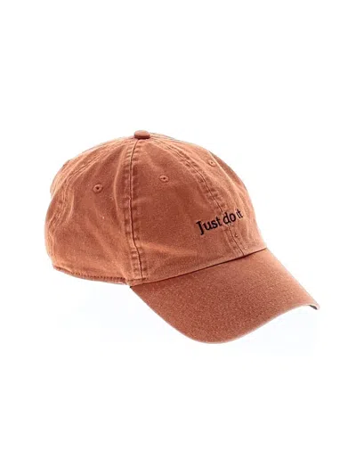 Pre-owned Nike Baseball Cap In Tan