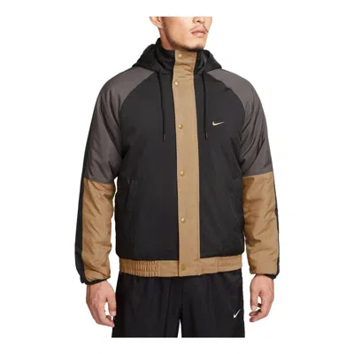Nike Basketball Dna Colourblock Jacket 'black Brown'