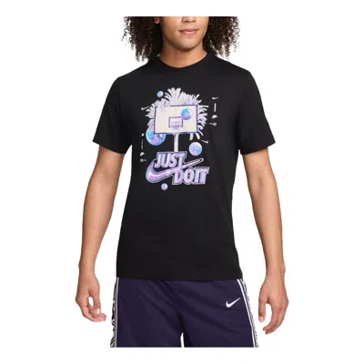 Nike Basketball Graphic T-shirt Asia Sizing 'black'