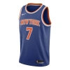 Nike Basketball Jersey/vest Sw Fan Edition Knicks Team Limited Nba Anthony No. 7 Blue