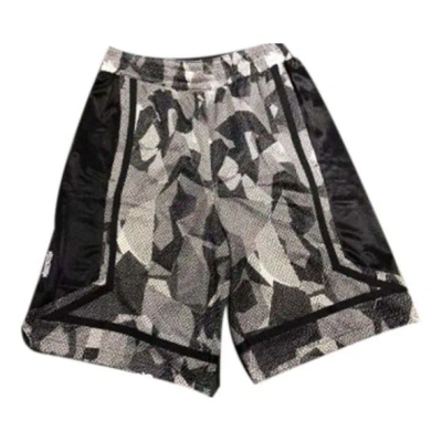 Nike Basketball Kyrie Dry Elite Shorts For Men Camo/gray In Black