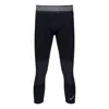 Nike Basketball Pants Men  Dry Tight 3qt Bball In Black