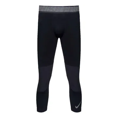 Nike Basketball Pants Men  Dry Tight 3qt Bball In Black
