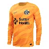 Nike Bay Fc 2024 Goalkeeper  Unisex Nwsl Long-sleeve Replica Jersey In Orange