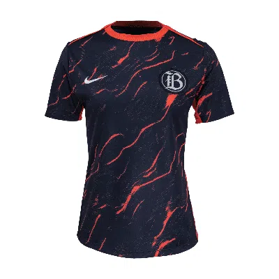 Nike Bay Fc 2025  Women's Nwsl Short-sleeve Pre-match Top In Orange