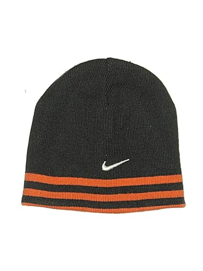 Pre-owned Nike Kids' Beanie Hat In Black