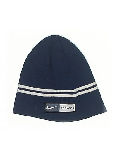 Pre-owned Nike Beanie Hat In Blue