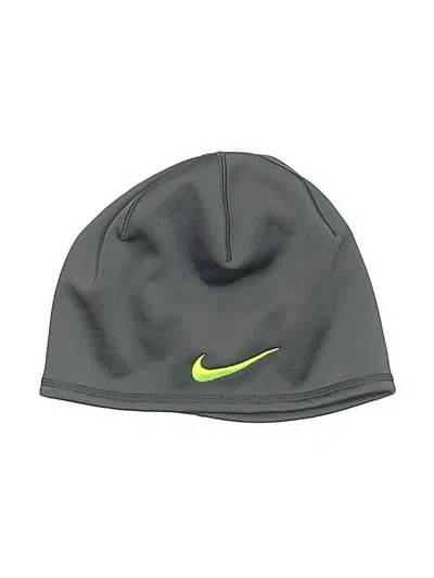 Pre-owned Nike Kids' Beanie Hat In Gray